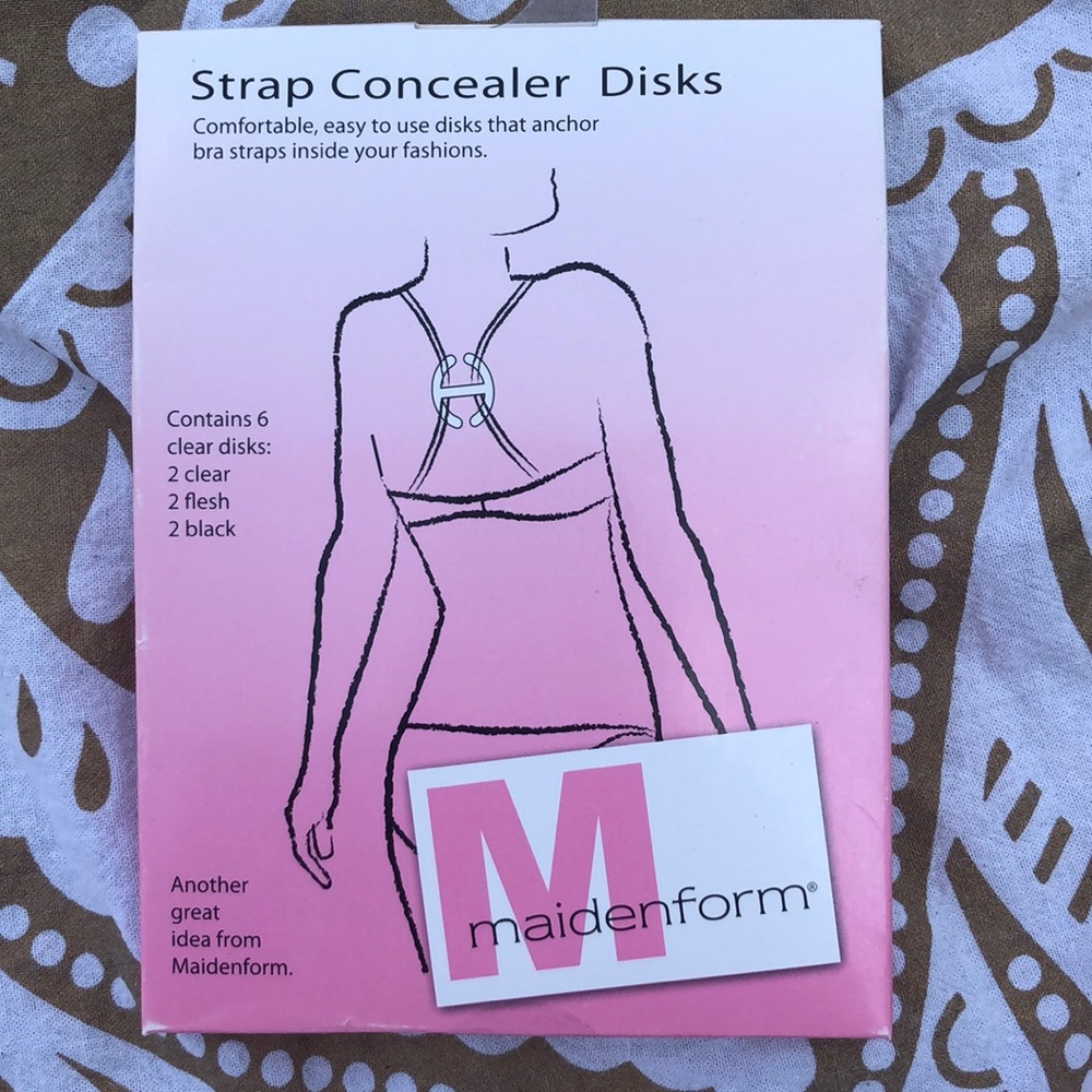 Bra strap discs